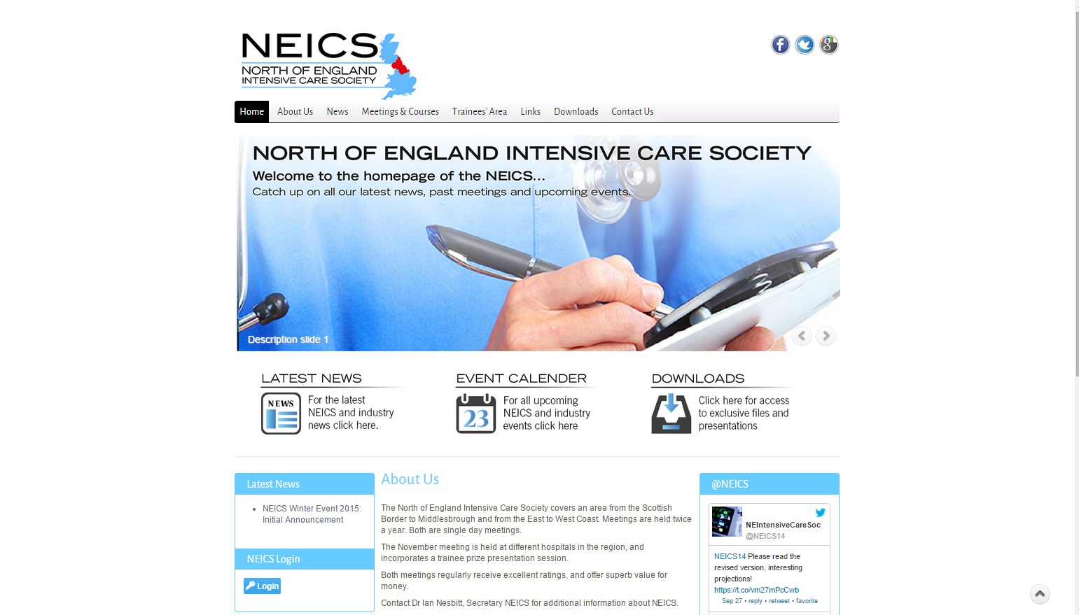 NEICS Website